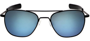Randolph Aviator AF569 Matte Black Cobalt Pol. 52mm Sonnenbrille