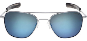 Randolph Aviator AF597 Matte Chrome Cobalt 58mm Sonnenbrille