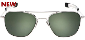 Randolph Aviator AF270 White Gold AGX Pol. 58mm Sonnenbrille