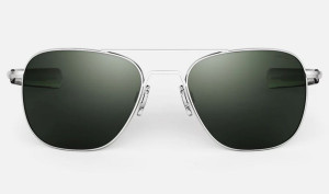 Randolph Aviator AF036 Matte Chrome AGX 52mm Sonnenbrille