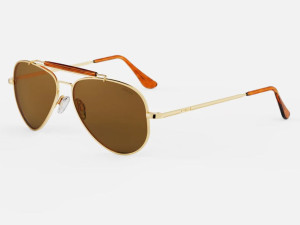 Randolph Sportsman SP003 23K Gold American Tan Pol. 57mm Sonnenbrille