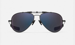 Randolph Sportsman SP036 Black Chrome / Apex Gray 57mm Sonnenbrille