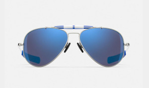 Randolph Sportsman SP027 Gunmetal / Le Mans Blue 57mm Sonnenbrille