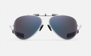 Randolph Sportsman SP034 Matte Chrome / Apex Gray 61mm Sonnenbrille