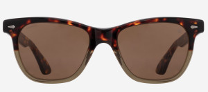 AO Saratoga Tortoise Khaki Brown 52mm Sonnenbrille