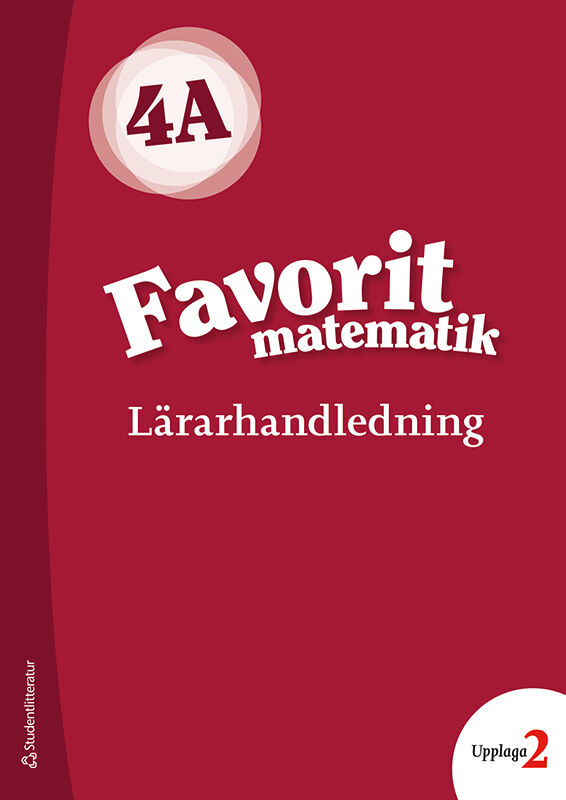 Studentlitteratur AB Favorit matematik 4A - Digital lärarlicens 12 mån
