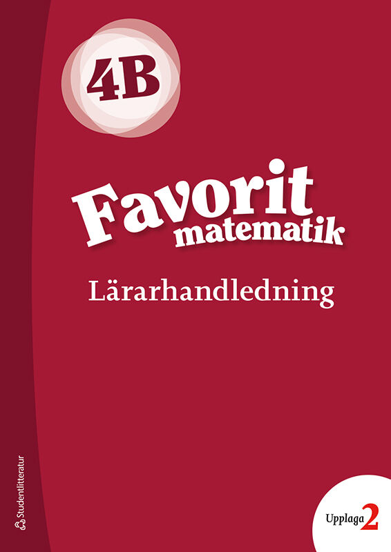 Studentlitteratur AB Favorit matematik 4B - Digital lärarlicens 12 mån -