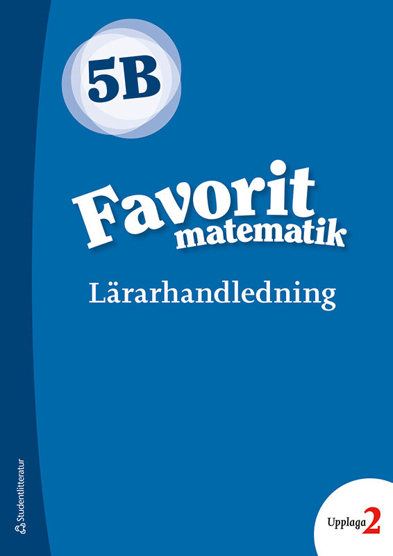 Studentlitteratur AB Favorit matematik 5B - Digital lärarlicens 12 mån -