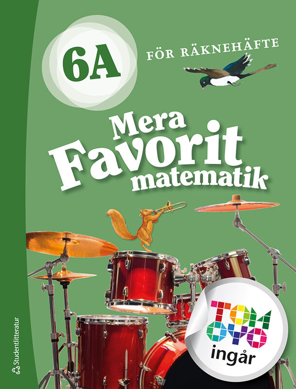 Studentlitteratur AB Mera Favorit matematik 6A för räknehäfte - Digital elevlicens 12 mån -