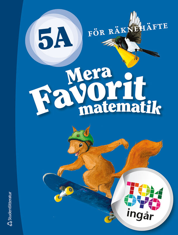 Studentlitteratur AB Mera Favorit matematik 5A för räknehäfte - Digital elevlicens 12 mån