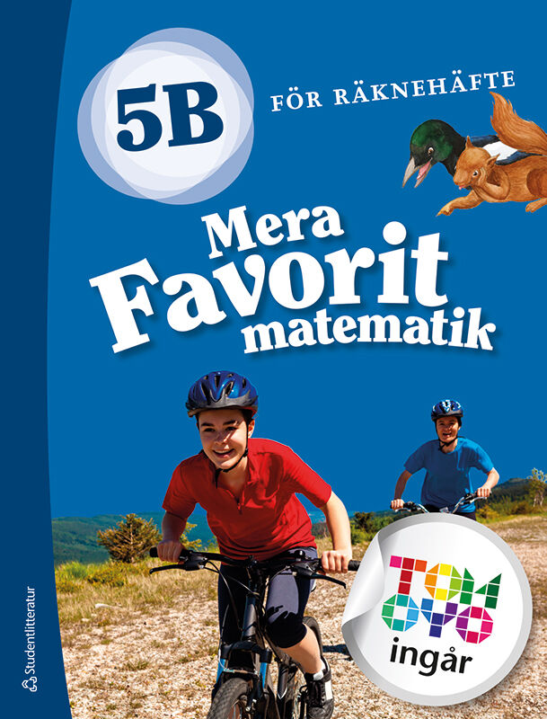 Studentlitteratur AB Mera Favorit matematik 5B för räknehäfte - Digital elevlicens 12 mån -