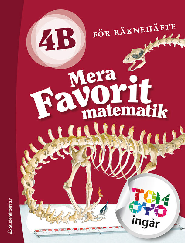 Studentlitteratur AB Mera Favorit matematik 4B för räknehäfte - Digital elevlicens 12 mån