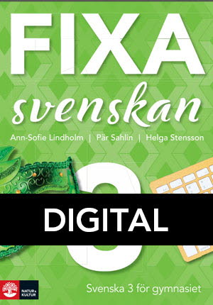 Natur & Kultur Digital Fixa svenskan 3 Digitalbok
