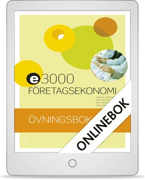 Liber E3000 Företagsekonomi 1 Övningsbok Onlinebok (12 mån)
