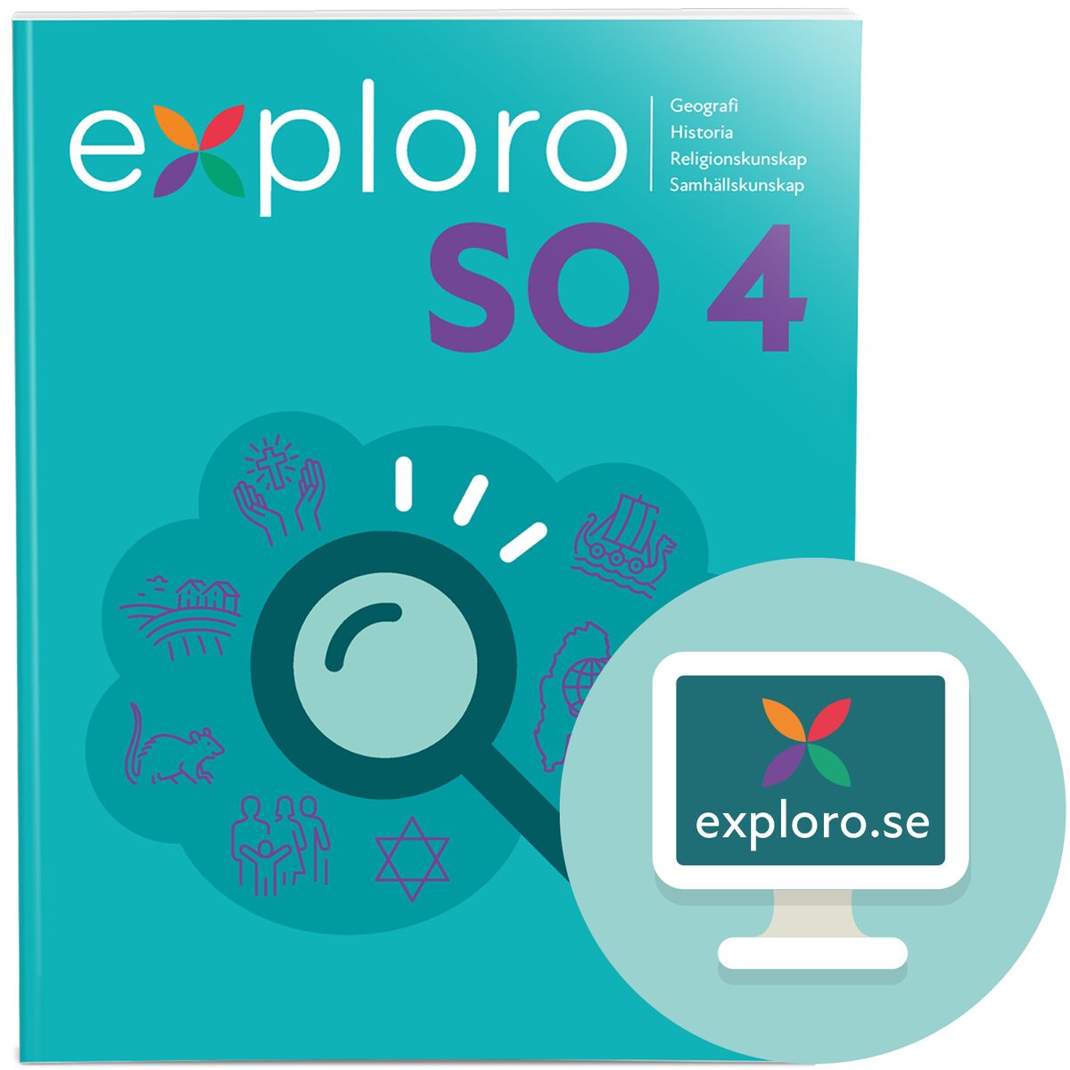 Exploro SO åk 4, grundbok, inkl exploro.se, elevlic