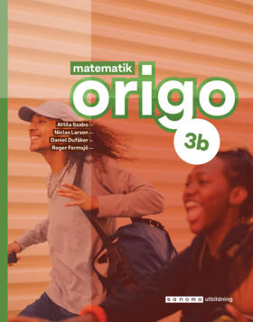 Sanoma Utbildning Matematik Origo 3b onlinebok, upplaga 3