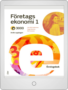 Liber E3000 Företagsekonomi 1 Övningsbok Onlinebok