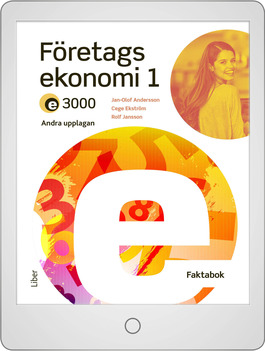Liber E3000 Företagsekonomi 1 Faktabok Onlinebok