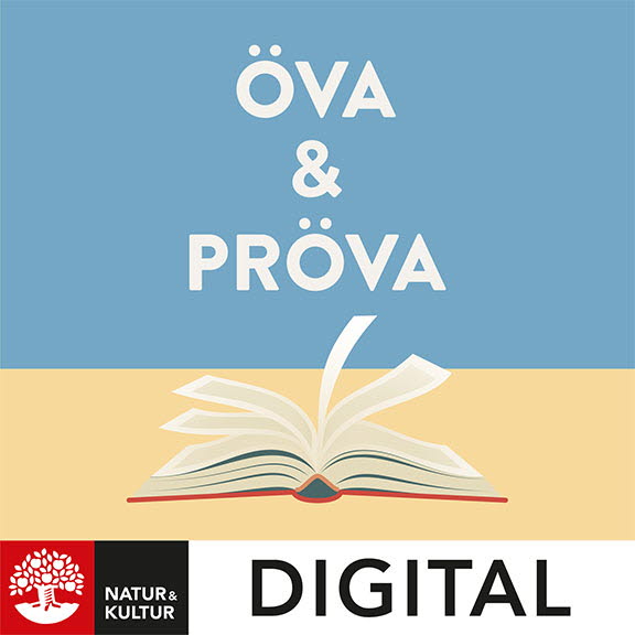 Natur & Kultur Digital Öva & pröva. Läsförståelse i svenska och sva årskurs 7 Digital