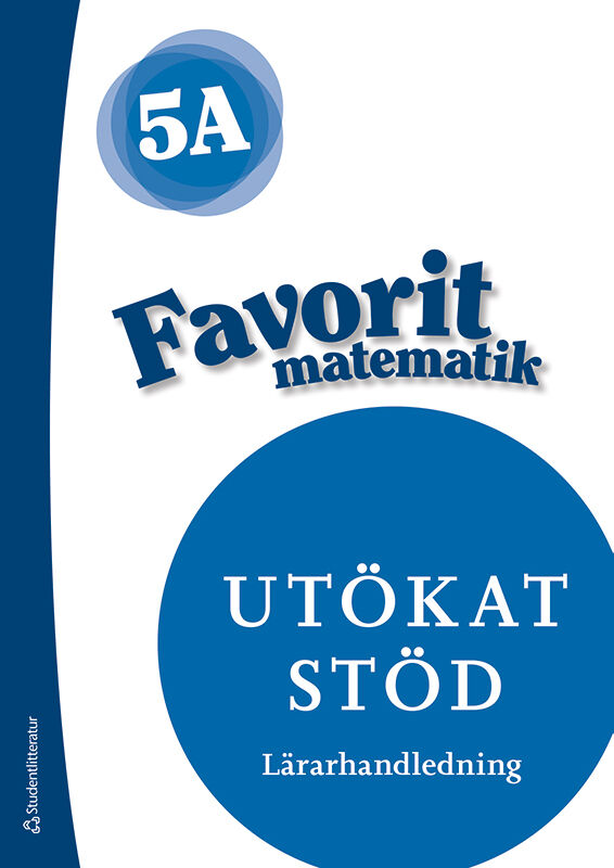 Studentlitteratur AB Favorit matematik 5A Utökat stöd - Digital lärarlicens 12 mån