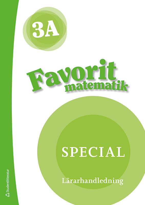 Studentlitteratur AB Favorit matematik 3A Special -  Digital lärarlicens 12 mån