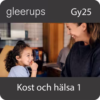 Gleerups Utbildning AB Kost och hälsa 1, digitalt läromedel, elev, Gy25