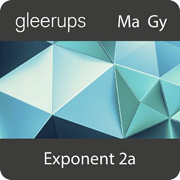 Gleerups Utbildning AB Exponent 2a, digitalt läromedel, lärare