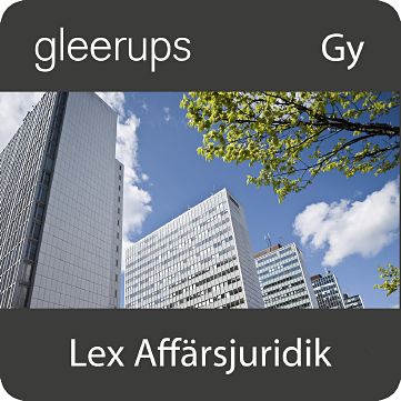 Gleerups Utbildning AB Lex Affärsjuridik, digitalt läromedel, lärare