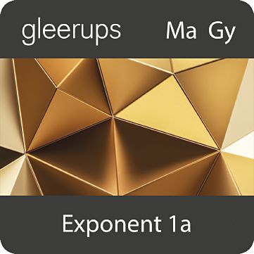 Gleerups Utbildning AB Exponent 1a, digitalt läromedel, lärare