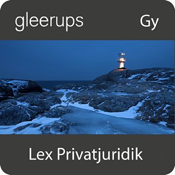 Gleerups Utbildning AB Lex Privatjuridik, digitalt läromedel, lärare