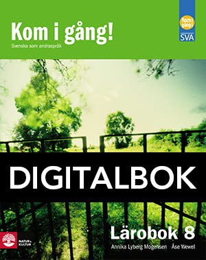 Natur & Kultur Digital Kom i gång! 8 Lärobok Digitalbok