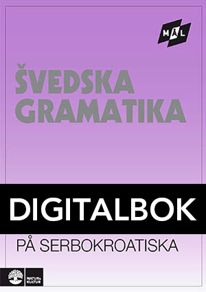 Natur & Kultur Digital Mål Svensk grammatik på serbokroatiska Digital u ljud