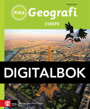 Natur & Kultur Digital PULS, Geografi 4-6 Europa Grundbok Digitalbok, trede uppl