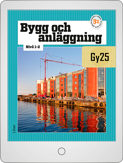 Liber Bygg och anläggning nivå 1-2 Digital (elevlicens)