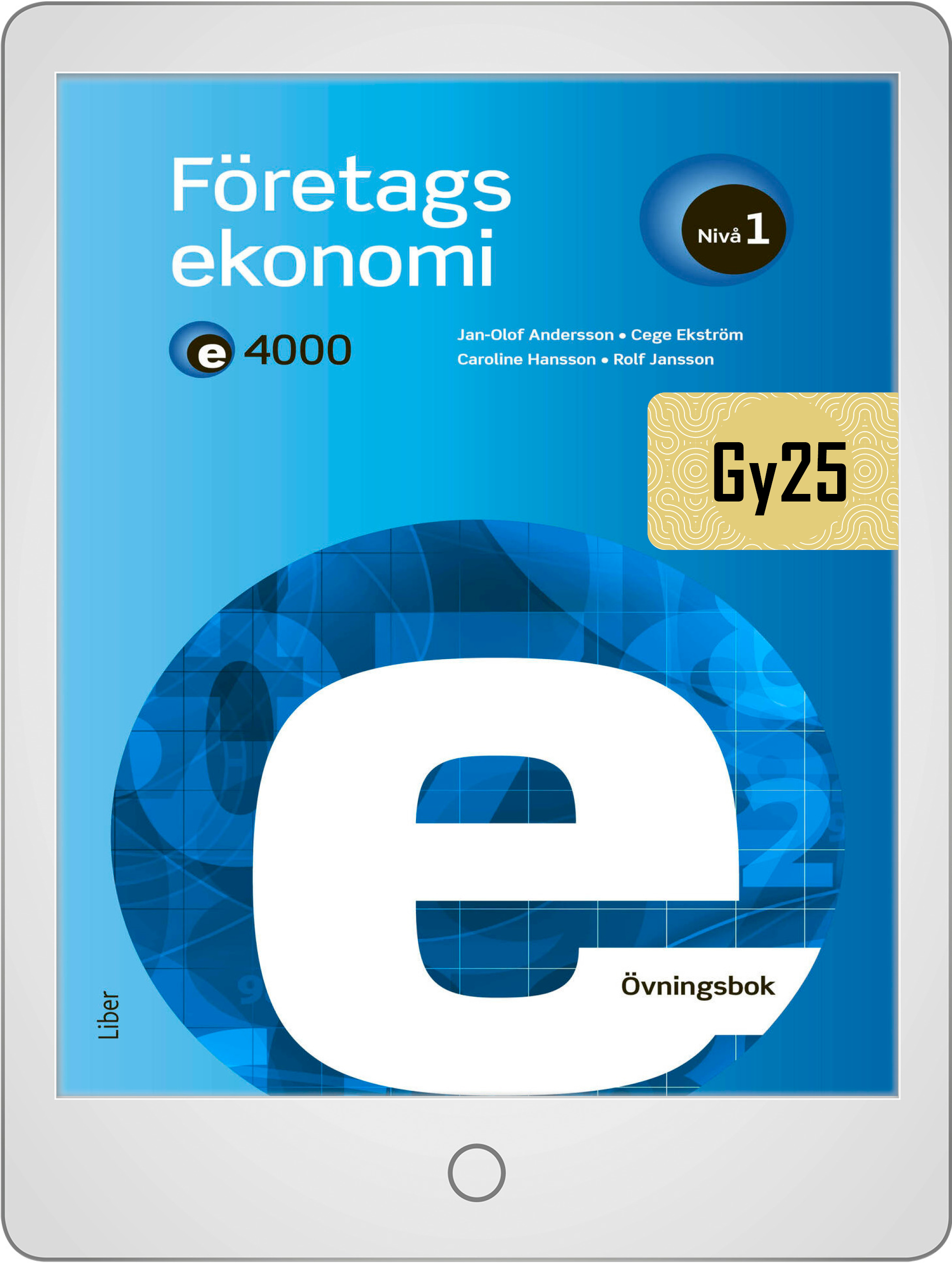 Liber E4000 Företagsekonomi nivå 1 Övningsbok Onlinebok