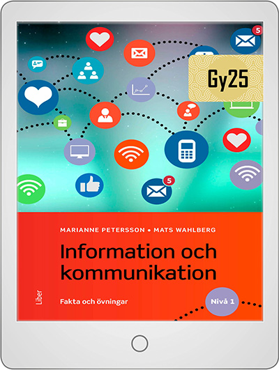Liber Information och kommunikation nivå 1 Fakta och övningar Onlinebok