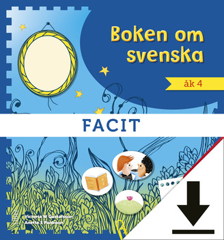Liber Boken om svenska åk 4 Facit (nedladdningsbar)