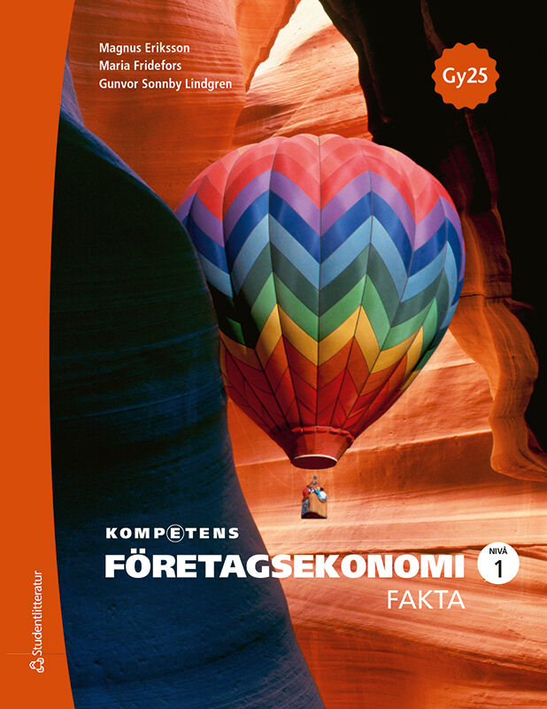 Studentlitteratur AB Kompetens Företagsekonomi Nivå 1 Fakta Digital elevlicens 12 mån