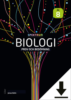 Liber Spektrum Biologi Prov och bedömning åk 8 (nedladdningsbar)