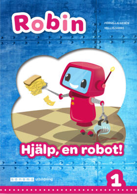 Sanoma Utbildning Robin åk 1 Läsebok röd online Hjälp, en robot!