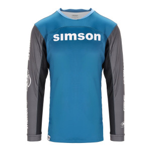 Crossshirt Motiv: Simson - Farbe: blau