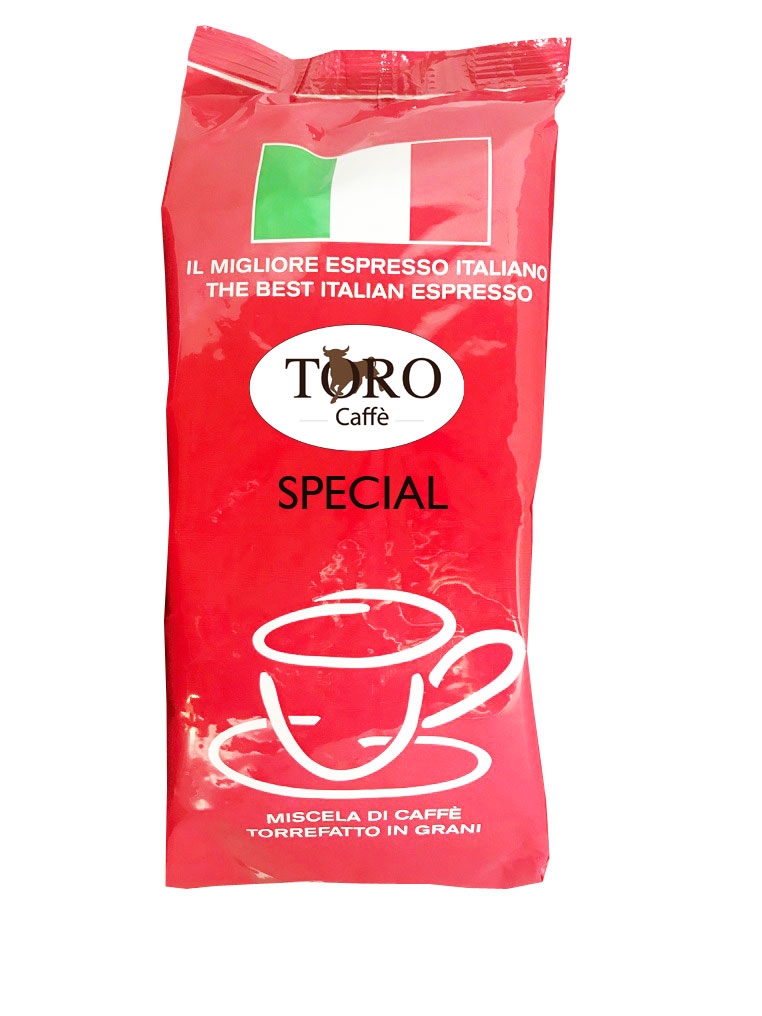 Caffè Toro 1 kg Caffè in Grani Toro Espresso Special Arabica e Robusta