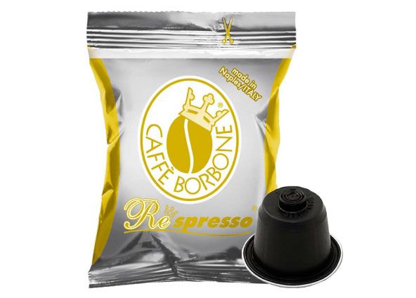 Borbone 50 Caffè Respresso Oro Capsule Compatibili Nespresso