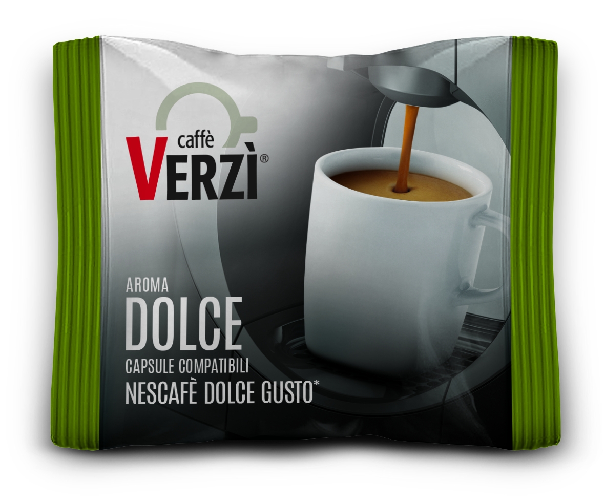 Verzì 50 Capsule Dolce Gusto Compatibili Caffè d'Italia VERZI Dolce