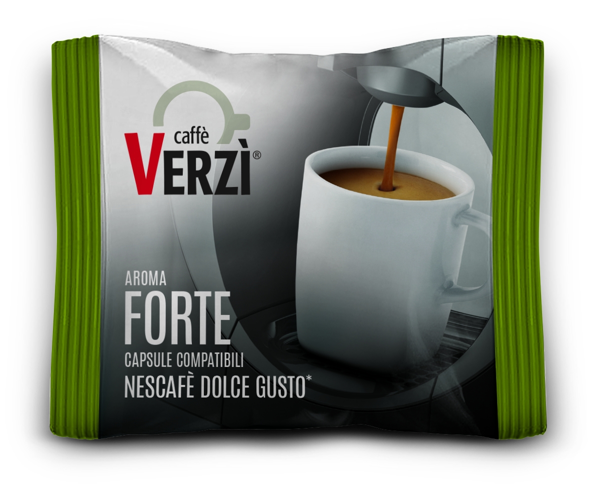 Verzì 50 Capsule Dolce Gusto Compatibili Caffè d'Italia VERZI Forte