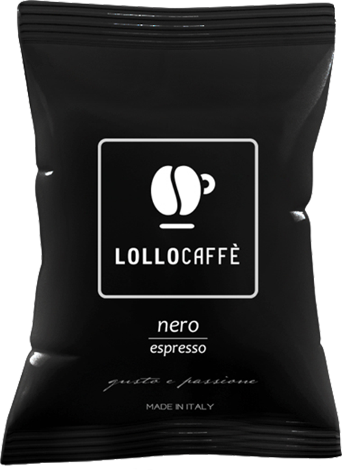 Lollo Caffè 100 Capsule Nero Compatibili Espresso Point