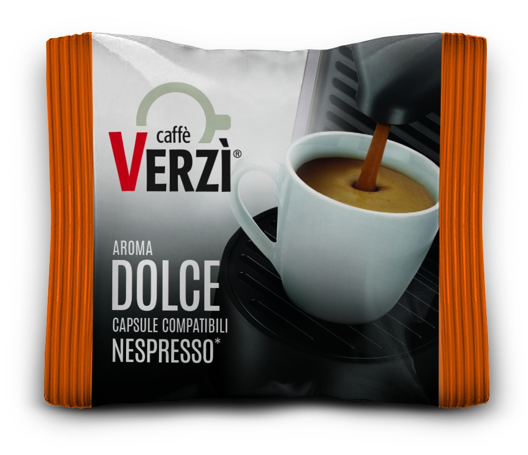Verzì 100 Capsule Nespresso Compatibili Miscela Dolce