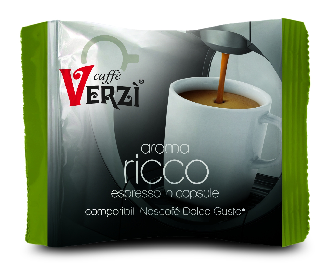 Verzì 50 Capsule Dolce Gusto Compatibili Caffè d'Italia VERZI Ricco