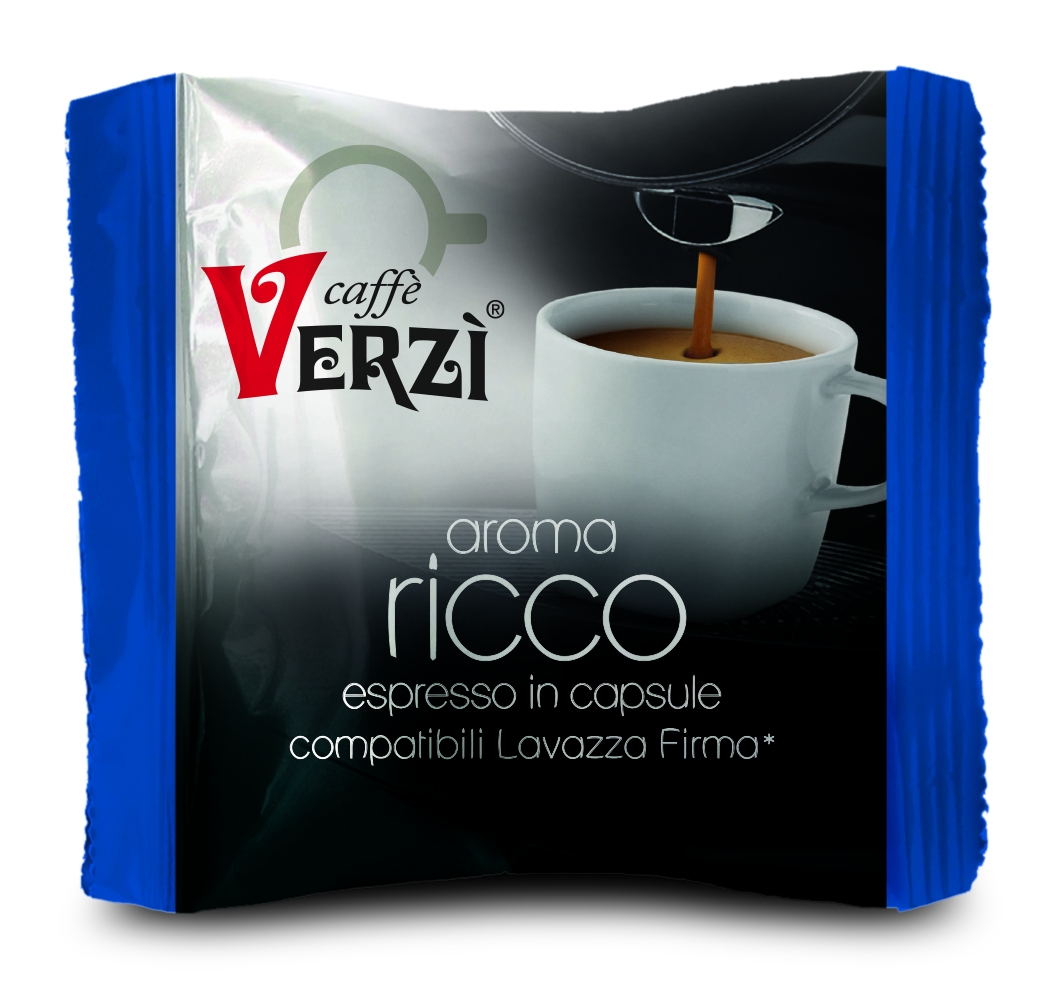 Verzì 80 Capsule Lavazza Firma Compatibile Ricco Verzi Caffè
