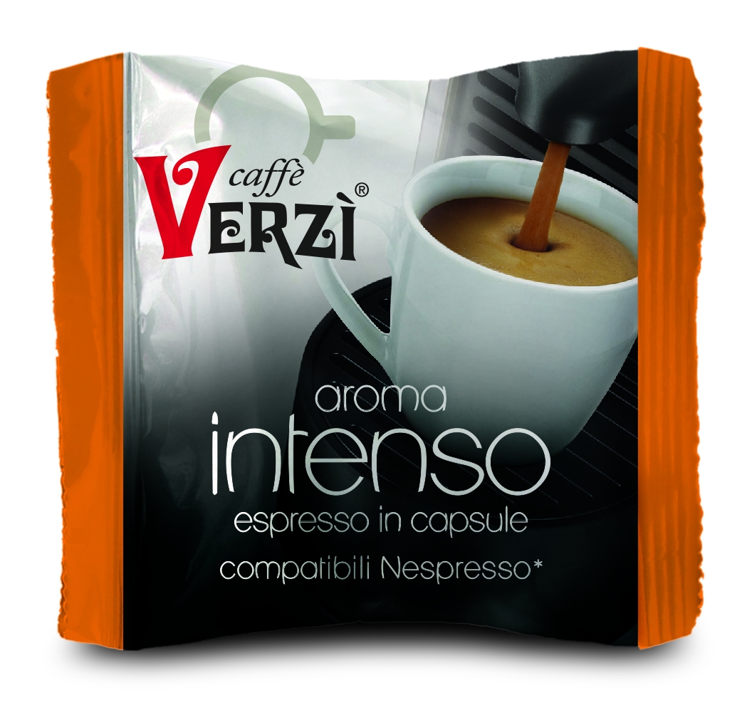 Verzì 100 Capsule Nespresso Compatibili Intenso Verzi Caffè